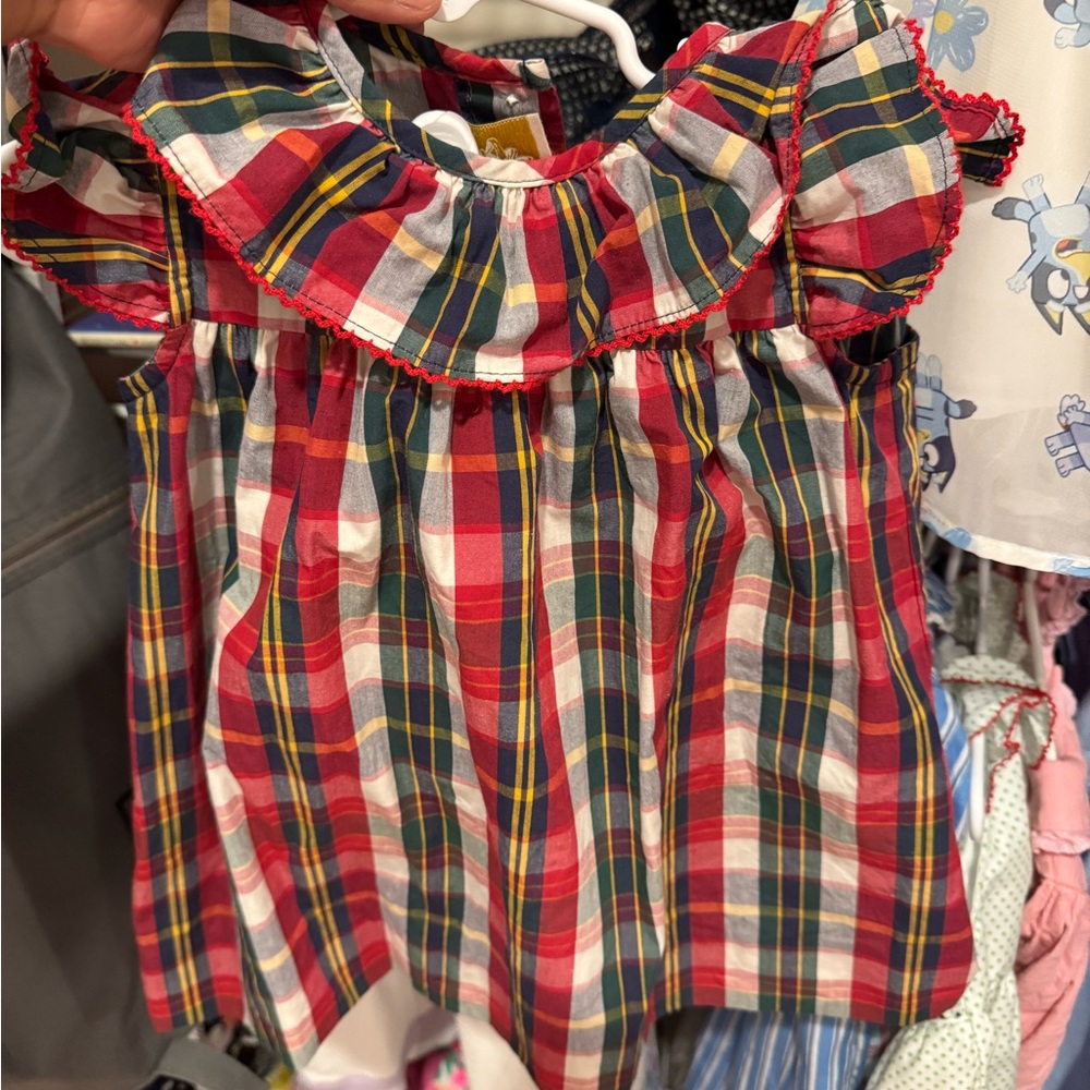 Euc Dorothy day dress Chastain park plaid